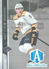 2020-21 Upper Deck Hockey Clear Cut Parallel #575 Matthew Benning